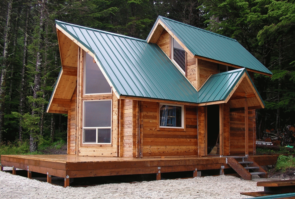 Pan Abode Cedar Homes Cabin Kit #542 in Alaska