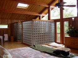 Glass wall with Post and Beam Construction