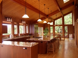 Post and Beam Home Portico Entry