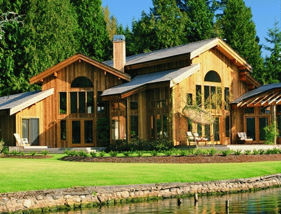 Custom Cedar Home in Washington